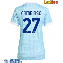 Juventus Andrea Cambiaso #27 Replica Away Shirt Ladies 2025-26 Short Sleeve